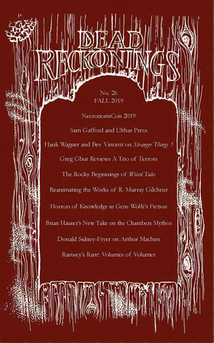 Dead Reckonings No. 26 (fall 2019), De Houstoun, Alex. Editorial Hippocampus Pr, Tapa Blanda En Inglés