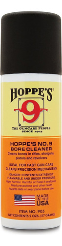 Solvente Hoppes 9 Spray Liquido Limpieza Armas Pistola Rifle
