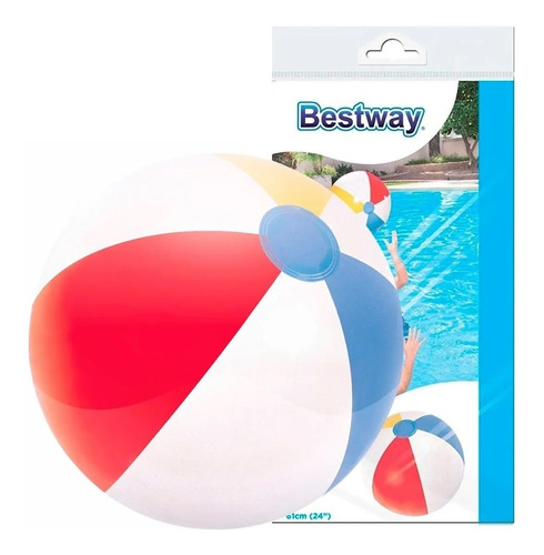 Pelota Playera Inflable 61cm Bestway Imp.sud. 31022