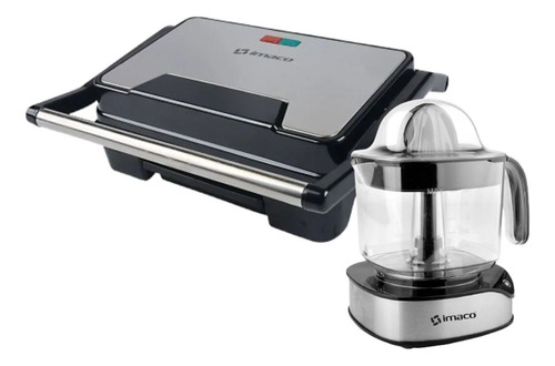 Combo Imaco Mini Grill Panini Ig2314 + Exprimidor Cp2512i