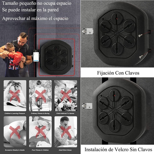 Máquina De Boxeo Con Música Bluetooth Inteligente