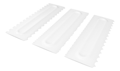Juego De 3 Espátulas De Plástico Para Modelar Tartas Con Fon
