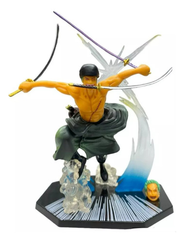 Figura Coleccionable Zoro Battle One Piece 2 Cabezas