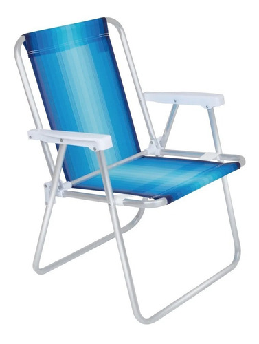 Silla Playa Mor Alta Aluminio Plegable