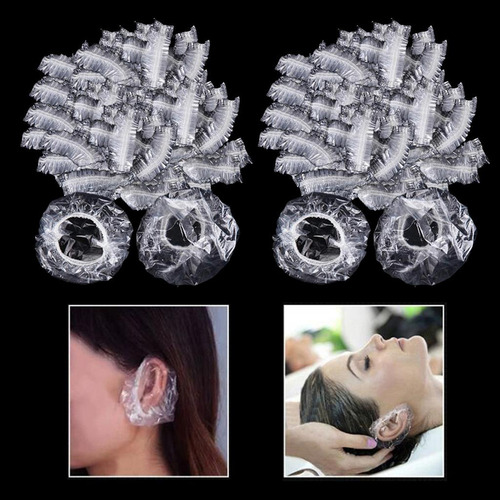 200pcs Oreja Desechable Hair Styling Teñido Oreja Protector