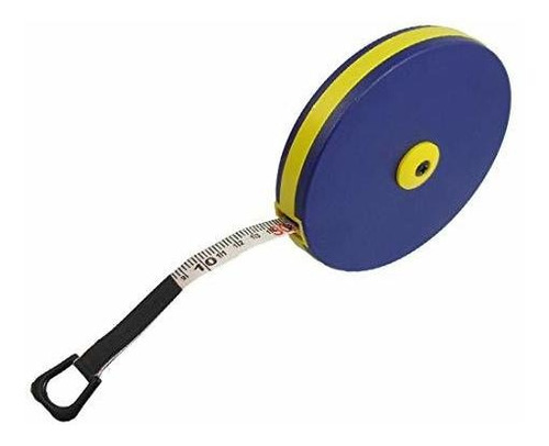 Cinta Métrica - New Lon0167 Blue Yellow Featured Round Funda