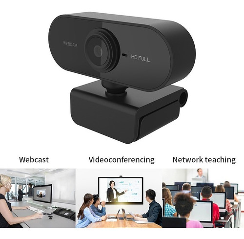 Imagem 5 de 7 de Full Hd 1080p Webcam Microfone Visão Computador Câmera
