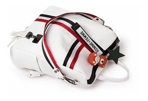Imagen 6 de 7 de Mochila De Cuero Antirrobo Para Mujer