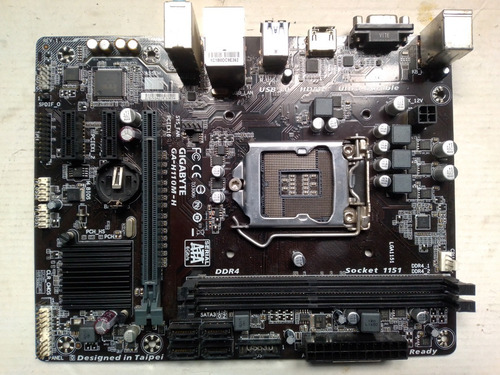 Placa Socket 1151 Ga-h110m-h Gigabyte Sexta Y Septima Genera