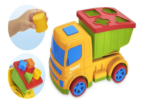 Brinquedo Caminhão Didatico Infantil - Usual Brinquedos