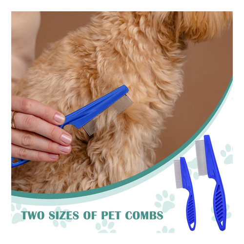 12 Pcs Collo Peto Comple De Pello Para Perros Herramiento De