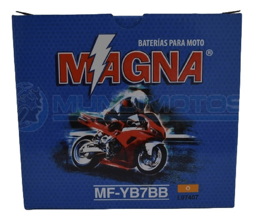 Bateria Magna Honda Cbf150 Mf-yb7bb Generico