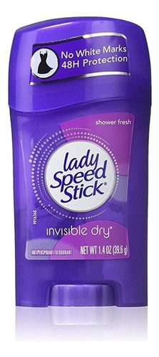 Desodorante Lady Speed Stick Invisible Dry Shower Fresh 48hr