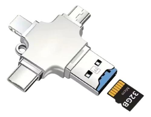Lector De Tarjetas Micro Sd Tf Multi iPhone Usb Usb-c