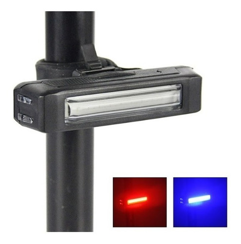 Imagen 1 de 3 de Luz Led Usb Trasera Para Bicicletas