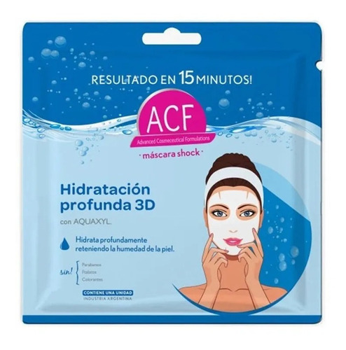 Acf Mascarilla Facial Shock Hidratacion Profunda 3d 10ml