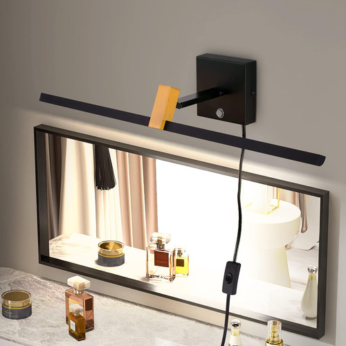 Lámpara Led Regulable Para Espejo De Baño, Lámpara De Tocado