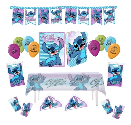 COMBO DECORACIÓN DE STITCH CON NÚMEROS - Kingo Cotillón