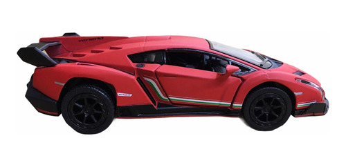 Miniatura Lamborghini Veneno Vermelha