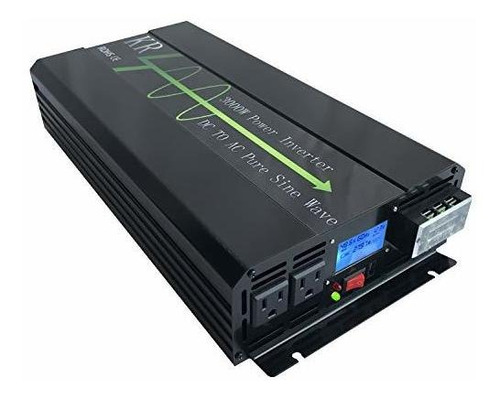 Transformador De Corriente Krxny Dc A Ac De 3000 W Con Lcd