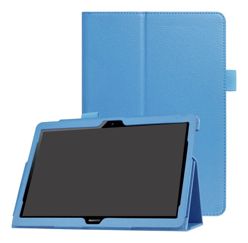 Funda De Piel Sintética Mediapad T3 10 Litchi Grain Para