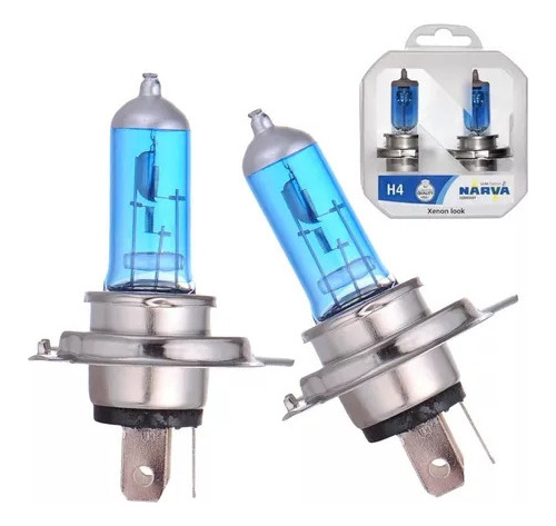 Kit 2 Bombillos Xenon H4 12v 55/60w P43 Luz Dia Narva