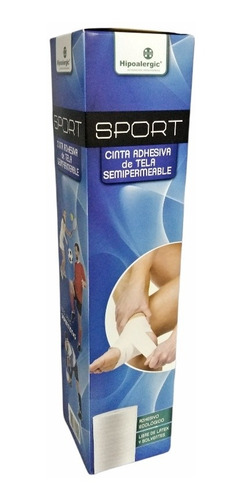 Imagen 1 de 8 de Cinta Deportiva Sport Para Estribar 6 Rollos Hipoalergic