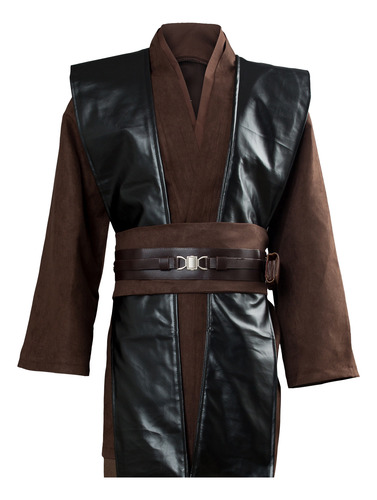 Disfraz De Cosplay De Anakin Skywalker, Marrón, Sin Reloj