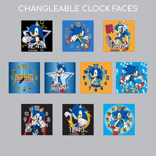Reloj Inteligente Con Pantalla Táctil De Sonic The Hedgehog