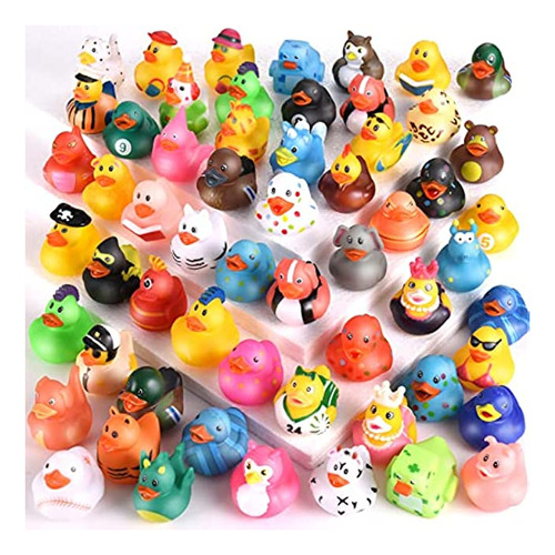 50 Patos De Goma Jeep, A Granel, Varios Duckies Para Duckin