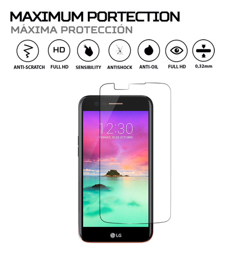 Protector Pantalla Antishock Para LG K10