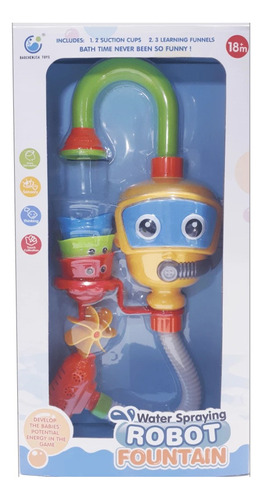 Juego De Baño Robot Fountain Con Regadera Y 3 Baldes Ck