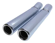 Comprar Par De Ponteiras Cromadas Fusca 1976 1977 1978 1979 Com Grau