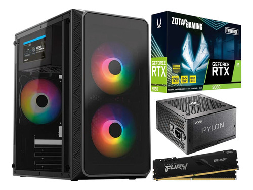 Pc Gamer Nvidia Rtx 3060 Ryzen 7 5800x Ram 64gb Ddr4 1tb M.2