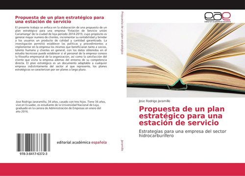 Libro: Propuesta De Un Plan Estratégico Para Una Estación De