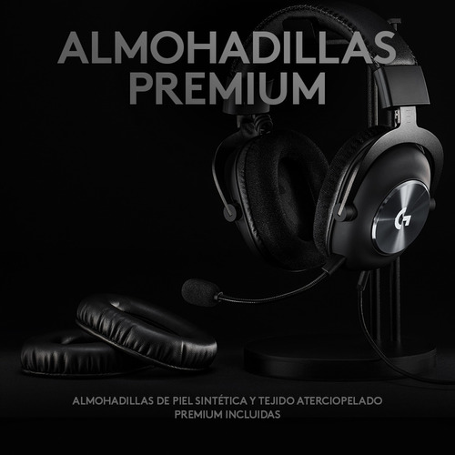 Imagen 4 de 10 de Diadema Gamer Profesional 7.1 Logitech G Pro X / Pc Ps5 Xbox