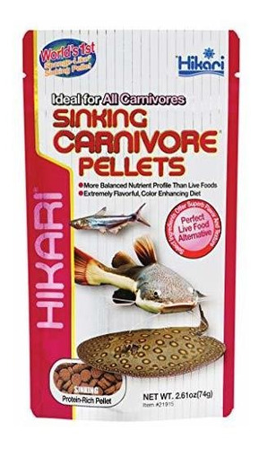 Hikari Tropical Sinking Carnivore Pellets Pescado Alimento