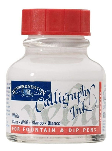 Tinta Caligrafica White Winsor & Newton 30 Ml Blanco