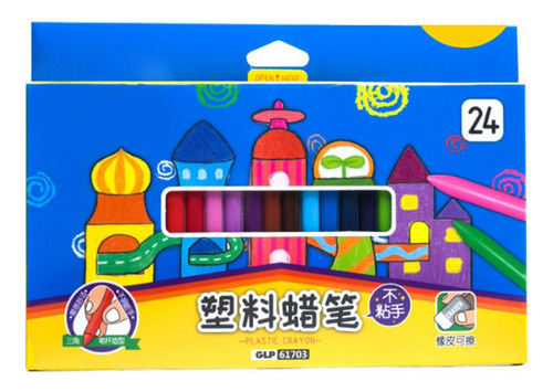 Crayones De Plástico Crayones Para Estudiantes Borrables