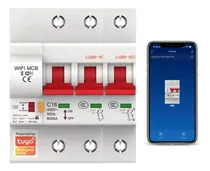 Comprar Llave Termica Smart Wifi Interruptor | 3p 40a | Tuya Smart