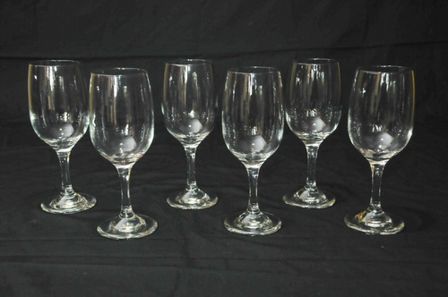 Set De 6 Copas De Cristal Para Vinos