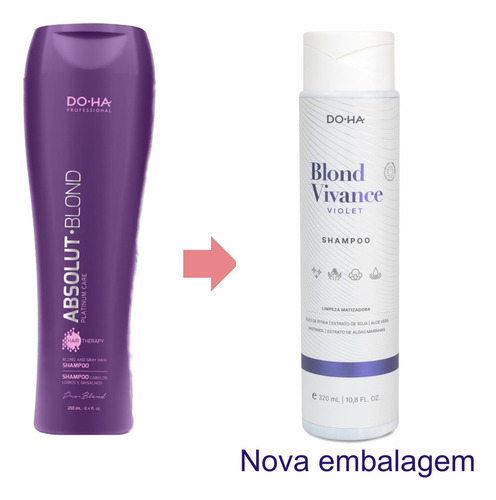 Shampoo Absolut Blond 250ml - Doha