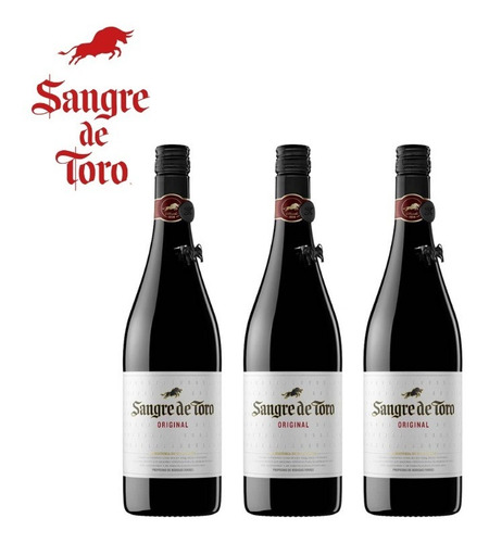 3 Vinos Miguel Torres Sangre De Toro Original Ensamblaje 