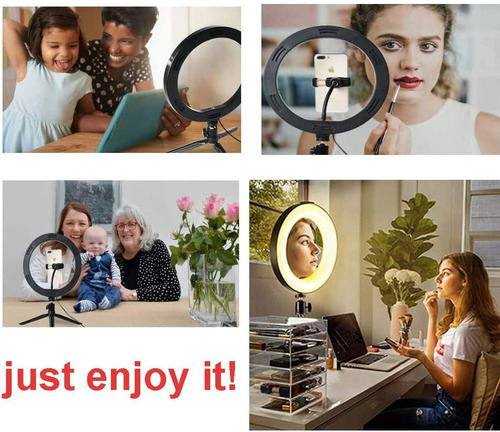 Selfie Ring Aro De Luz 25cm Para Maquillaje Youtube Fotos