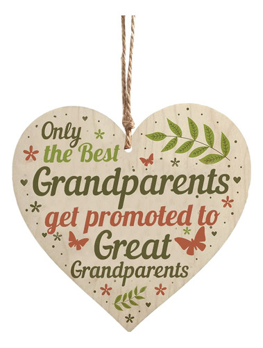 Best Grandparents Get Promoted To Great Plaque Gift 4 X 4 