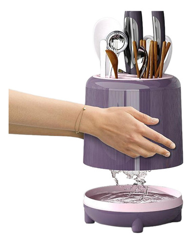 Soporte Para Utensilios De Cocina Para Encimera Soporte Gira