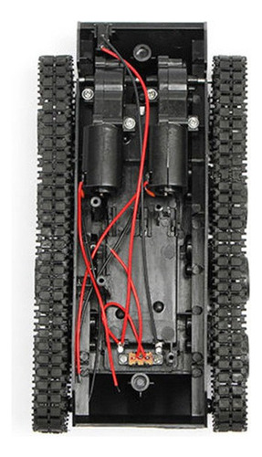Smart Robot Tank Car Chassis Kit Borracha Track Crawler Para