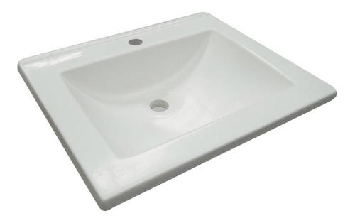 Bacha Encastre Maral Fibra 50x38cm Monocomando Vanitory Baño