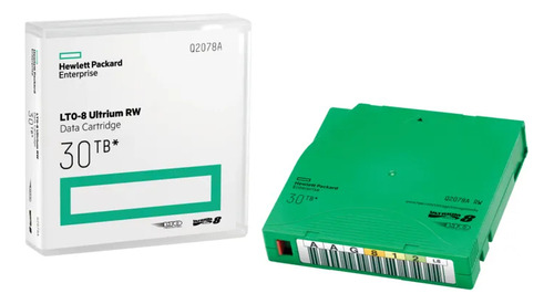 Cinta Hp Lto-8 Ultrium 30 Tb Rw Data Cartridge Q2078a Lto8