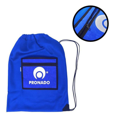 Saco Mochila De Tela Esportivo Azul Royal Pronado